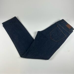 Peter Millar Men’s SZ 34 Jeans Blue Straight Leg Mid Rise Stretch Dark Denim